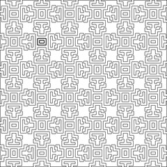 Abstract shapes from lines. Vector graphics for design, prints, decoration, cover, textile, digital wallpaper, web background, wrapping paper, clothing, fabric, packaging, cards.Geometric patterns.