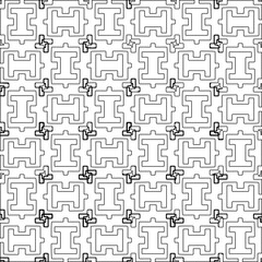 Abstract shapes from lines. Vector graphics for design, prints, decoration, cover, textile, digital wallpaper, web background, wrapping paper, clothing, fabric, packaging, cards.Geometric patterns.