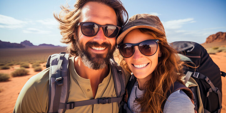 Nature's playground is calling! Join this fantastic couple as they embark on a wonderful backpacking adventure as they travel through breathtaking desert landscapes