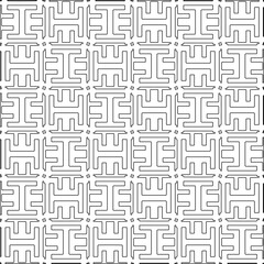 Abstract shapes from lines. Vector graphics for design, prints, decoration, cover, textile, digital wallpaper, web background, wrapping paper, clothing, fabric, packaging, cards.Geometric patterns.