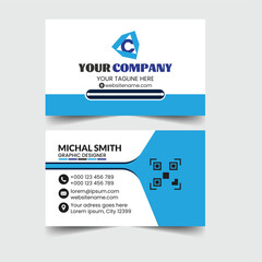 Modern Creative and Clean Corporate Business Card Vector Template