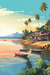 Malaysia Travel Poster