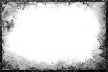 Obraz premium Grunge frame overlay, border with empty transparent copyspace inside