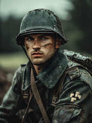 German soldier during the Second World War
