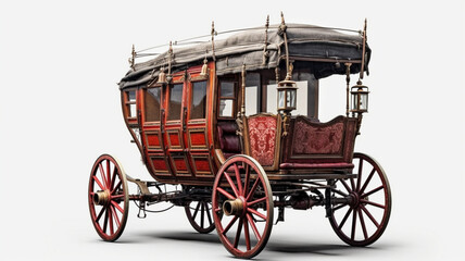 Fototapeta premium Antique 1950s Carriage, Antique Wagon