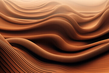 Obraz premium Organic abstract panoramic wallpaper