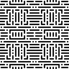 Seamless models. Modern stylish texture. Monochrome, simple. Vector.