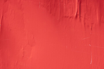 Poster Mockup Texture Art Template Branding Identity Blank Paper Glued Wall Urban Piece Ripped