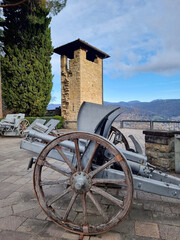 Obraz premium cannon in the fortress