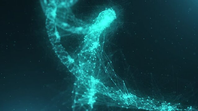 Abstract Plexus Dna Rotate Background