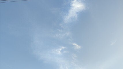 blue sky with clouds