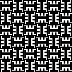 A white background with black design.Seamless texture for fashion, textile design,  on wall paper, wrapping paper, fabrics and home decor. Simple repeat pattern. Geometric patterns.