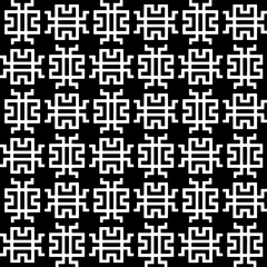 A white background with black design.Seamless texture for fashion, textile design,  on wall paper, wrapping paper, fabrics and home decor. Simple repeat pattern. Geometric patterns.