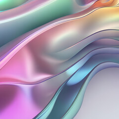 abstract background with pastel waves