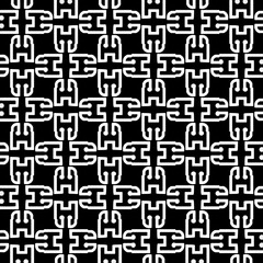 A white background with black design.Seamless texture for fashion, textile design,  on wall paper, wrapping paper, fabrics and home decor. Simple repeat pattern. Geometric patterns.