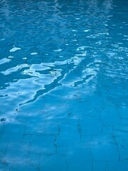 water surface in swimming pool