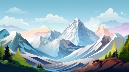 Mountain, KI generated