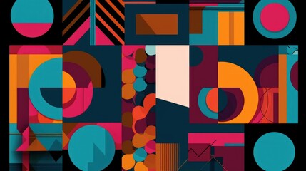Obraz premium Rainbow design, KI generated