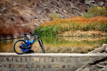 old bicycle in the park