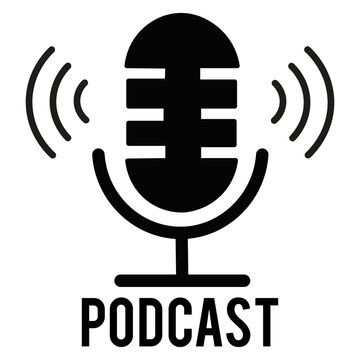 Retro or old microphone - Podcast audio and music recording symbol - Capturing audio