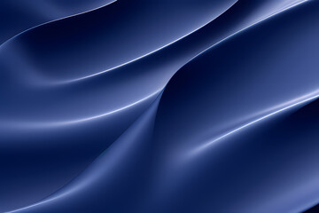 Obraz premium Light Dark Blue Wave Background, Abstract geometric background with liquid shapes. Vector illustration.