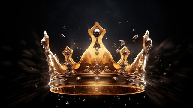 Princess Crown Hd Transparent, Golden Crown Metal Crown Glowing Crown  Princess, Princess Crown, Queen, Glory Crown PNG Image For Free Download