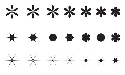  Set of geometric abstract elements. contains fresh geometric elements.