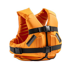 A Life Jacket Designed for Water Safety.. Isolated on a Transparent Background. Cutout PNG.