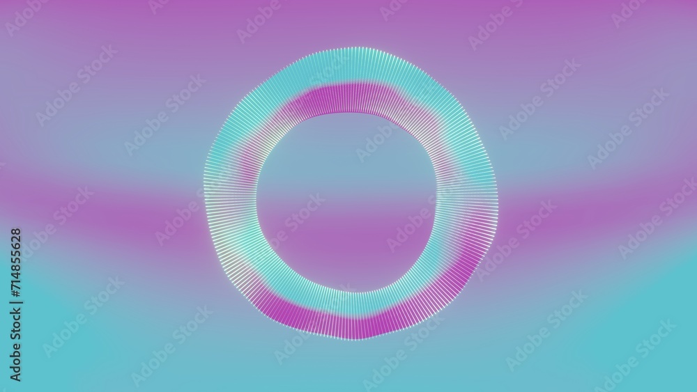 Poster 3d abstract holographic swirl, a visually striking and dynamic representation of motion and fluidity