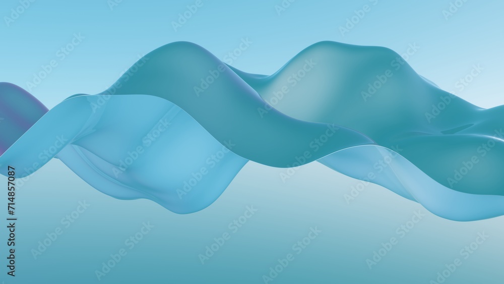 Poster vibrational waves of abstract forms representing the resonance achieved when aligning personal value