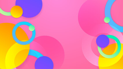Colorful colourful vector abstract geometrical gradient shape modern background. Abstract gradient shapes background for presentation, business report, card, banner, poster