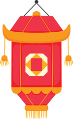 Red Chinese Lantern Illustration 3