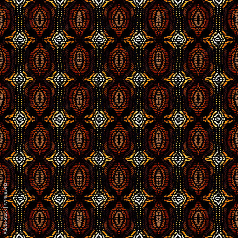 Aufkleber vector ethnic tribal pattern. abstract seamless pattern.