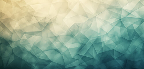 Fototapeta premium Geometric abstract shapes wallpaper with grunge texture in colourful gradients.