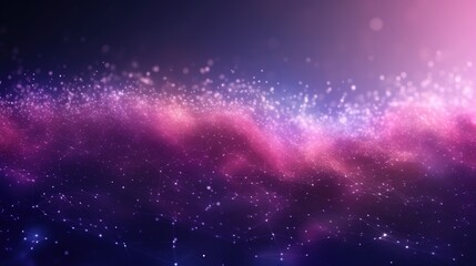 Fototapeta premium Technology Particle Abstract Background. Digital, Tech, Data, Virtual, Electronic 