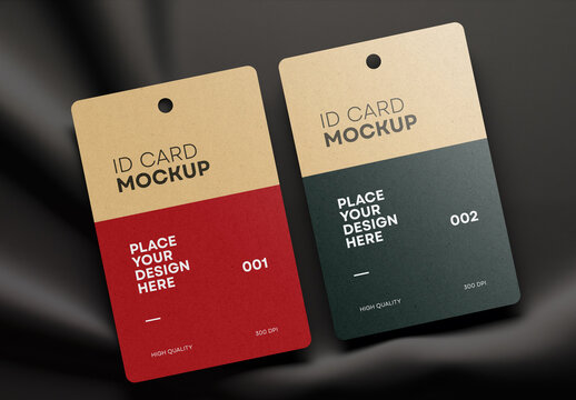 ID Card Mockup Generated with AI