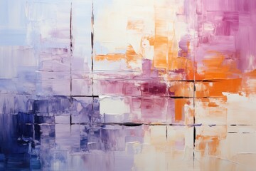 A vibrant display of fluid colors collide in a modern abstract painting, showcasing the versatility of acrylic and watercolor art