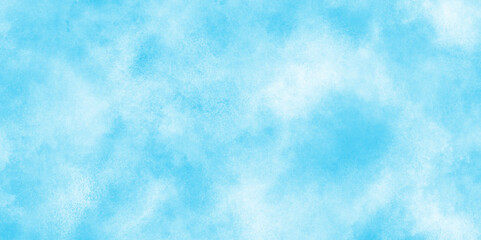 Pastel blue paper texture pattern background with space,Cloudy watercolor shades shinny and fresh blue sky background,blue background vector illustration.