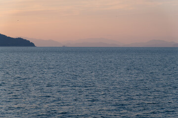 Obraz premium sunset in the sea