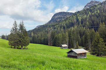 mountain scenery in the region of Trento