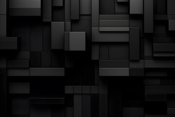 black abstract geometric aesthetic pattern background