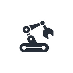 machinery icon. vector.Editable stroke.linear style sign for use web design,logo.Symbol illustration.