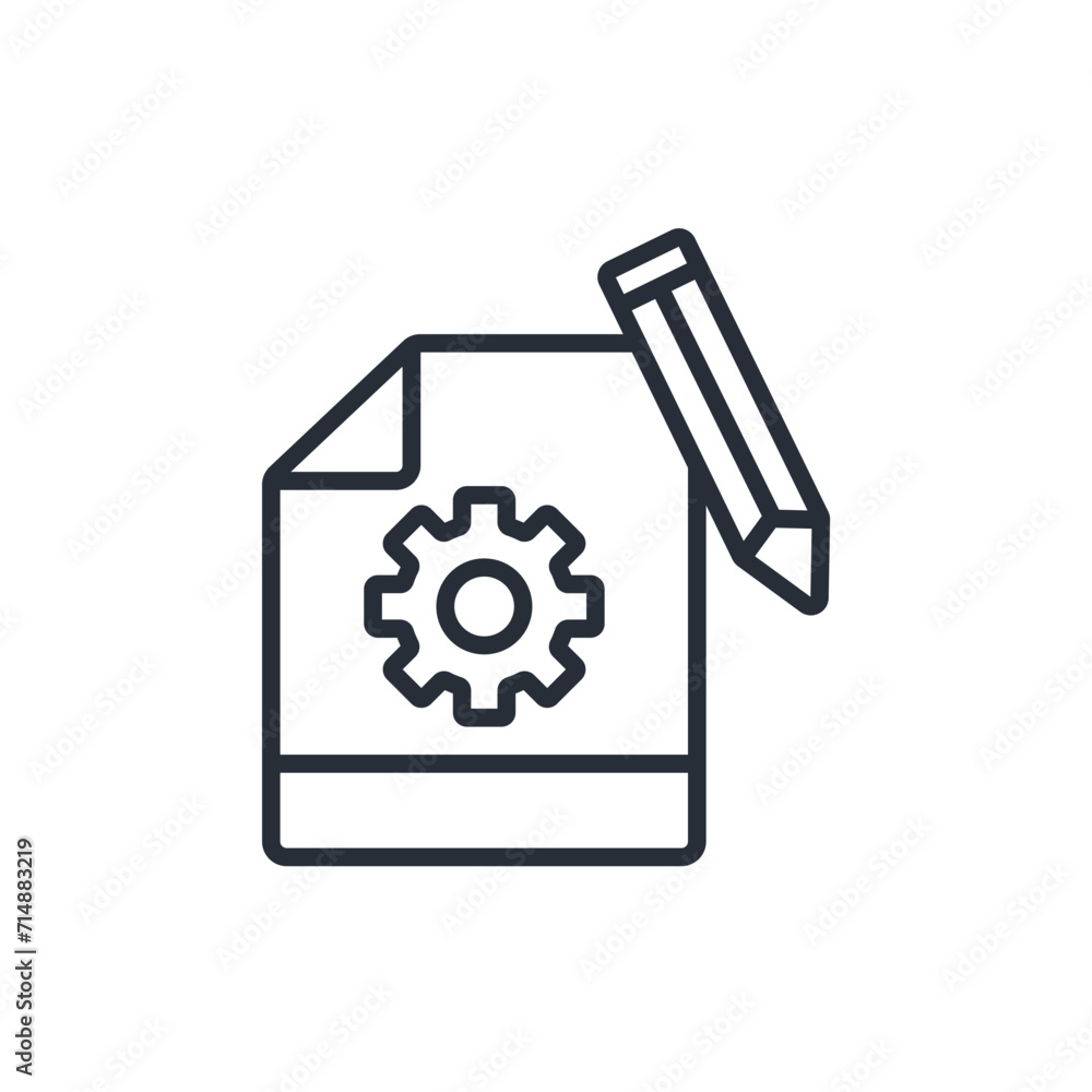 Poster prototyping icon. vector.editable stroke.linear style sign for use web design,logo.symbol illustrati