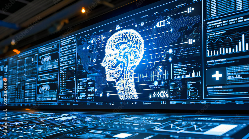 Poster fusion of human and machine in a conceptual representation of artificial intelligence and technology