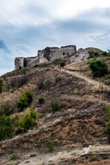 Fototapeta na wymiar Ruins of Koprijan (Kurvingrad, Kurvinokape, Korvingrad), Serbian medieval fortress, located near Nis, in the southerna part of Serbia