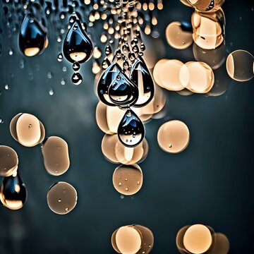 rain drops on the glass