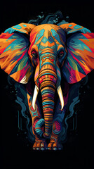 Creative animal concept. Rabbit Bunny in a group, vibrant Doggy Cat wallpaper children's living room mockup with cute animals wall art Cheetah animal abstract wallpaper in pastel colors Generated Ai	
