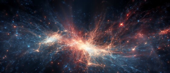 Universe background with many of stars