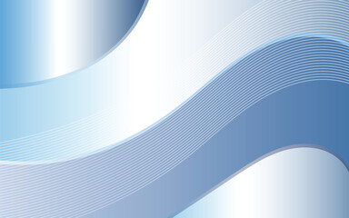 Abstract blue wave background design