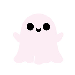 Fototapeta premium cute funny happy ghosts vector